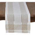 Saro Lifestyle SARO  Timeless Linen Blend Table Runner with Hemstitch Accents - Ivory 2238.I1570B